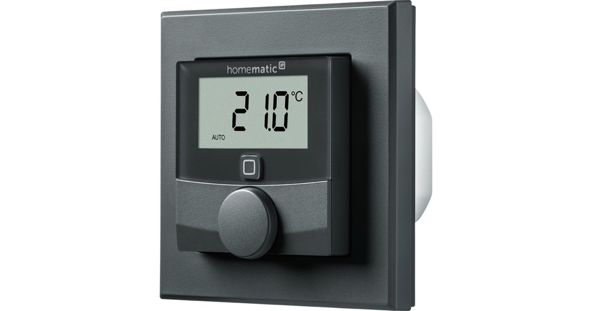 Homematic Ip Wandthermostat Mit Schaltausgang Hmip Bwth A Anthrazit