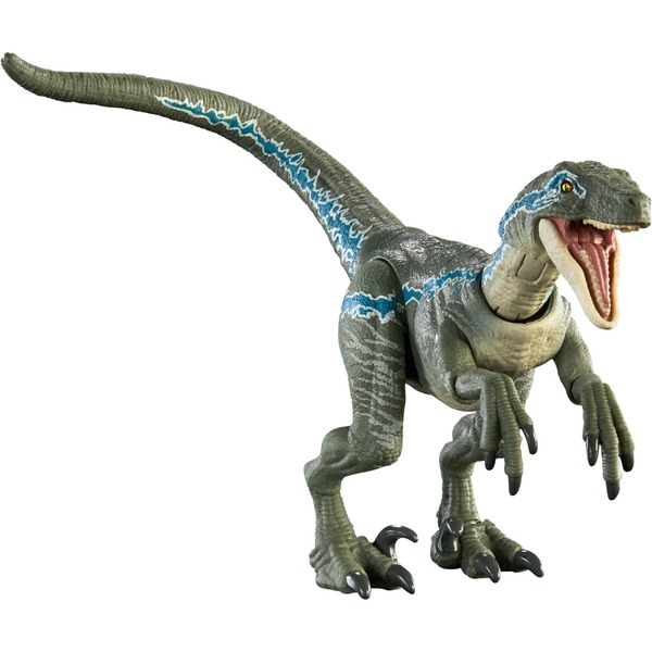 Mattel Jurassic World Hammond Collection Velociraptor Blue Spielfigur