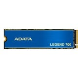 ADATA LEGEND 700 2 TB, SSD blau/gold, PCIe 3.0 x4, NVMe 1.3, M.2 2280