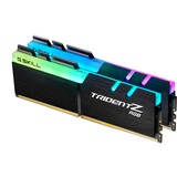 G.Skill DIMM 32 GB DDR4-3600 (2x 16 GB) Dual-Kit, Arbeitsspeicher schwarz, F4-3600C14D-32GTZRA, Trident Z RGB, INTEL XMP