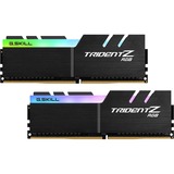 G.Skill DIMM 32 GB DDR4-3600 (2x 16 GB) Dual-Kit, Arbeitsspeicher schwarz, F4-3600C14D-32GTZRA, Trident Z RGB, INTEL XMP