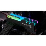 G.Skill DIMM 32 GB DDR4-3600 (2x 16 GB) Dual-Kit, Arbeitsspeicher schwarz, F4-3600C14D-32GTZRA, Trident Z RGB, INTEL XMP