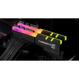 G.Skill DIMM 32 GB DDR4-3600 (2x 16 GB) Dual-Kit, Arbeitsspeicher schwarz, F4-3600C14D-32GTZRA, Trident Z RGB, INTEL XMP