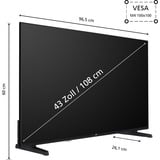 JVC LT-43VU3455, LED-Fernseher 108 cm (43 Zoll), schwarz, UltraHD/4K, Tripple Tuner, Smart TV, TiVo Betriebssystem