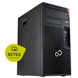 Fujitsu ESPRIMO P757 E85+ Generalüberholt, PC-System schwarz/rot, Windows 10 Pro 64-Bit