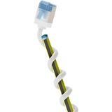 goobay Ultraflexibles Cat.6a Patchkabel slim, U/UTP weiß, 2 Meter, extrakurze Stecker