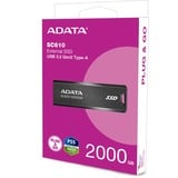 ADATA SC610 2000 GB, Externe SSD schwarz, USB-A 3.2 Gen 2