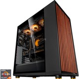 ALTERNATE Gaming-PC Design Edition • RTX 4080 SUPER • AMD Ryzen™ 9 7900X3D • 32 GB RAM schwarz/holz, Windows 11 Home 64-Bit