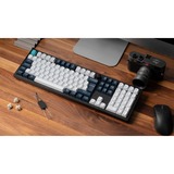 Keychron Q6 Max, Gaming-Tastatur schwarz/mehrfarbig, DE-Layout, Gateron Jupiter Red, Hot-Swap, Aluminiumrahmen, RGB