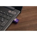 Kingston DataTraveler microDuo 3C 64 GB, USB-Stick violett/transparent, USB-A 3.2 Gen 1, USB-C 3.2 Gen 1