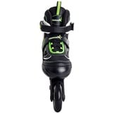 Muuwmi Verstellbare Kinderinliner Gr. 37-40, Inline-Skates grün/schwarz