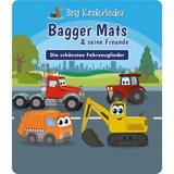 Tonies Sing Kinderlieder - Bagger Mats & seine Freunde: Die schönsten Fahrzeuglieder, Spielfigur Musik