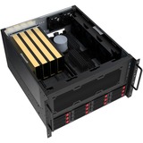 SilverStone SST-RM61-312, Rack-Gehäuse schwarz, 6 Höheneinheiten