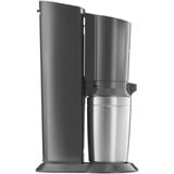 SodaStream Wassersprudler CRYSTAL 3.0 titan grau, inkl. 1 Glaskaraffe + 1 CO₂-Zylinder