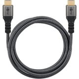 goobay Plus Ultra High-Speed HDMI-Kabel, 8K @ 60Hz grau, 0,5 Meter