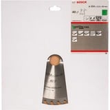 Bosch Kreissägeblatt Optiline Wood, Ø 254mm, 40Z Bohrung 30mm, für Kapp- & Gehrungssägen