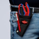 KNIPEX Mehrzweck-Gürteltasche, Holster schwarz/rot