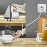 Krups Handmixer 3Mix 9000 GN9121 weiß/silber, 750 Watt, mit Mixfuß und Becher