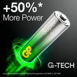 GP Batteries GP Super Alkaline Batterie AAA Micro, LR03, 1,5Volt 80 Stück Vorratspackung, mit neuer G-Tech Technologie
