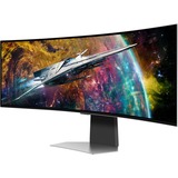 SAMSUNG Odyssey OLED G9 S49CG954SU, Gaming-Monitor 124 cm (49 Zoll), silber, DQHD, AMD Free-Sync Premium Pro, HDMI, DisplayPort, 240Hz Panel