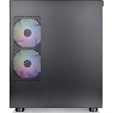 Thermaltake View 170 TG ARGB , Tower-Gehäuse schwarz, Tempered Glass x 2