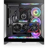 Thermaltake CTE E550 TG, Tower-Gehäuse schwarz, Tempered Glass x 3