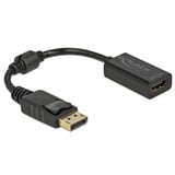 DeLOCK Adapter DisplayPort 1.1 Stecker > HDMI Buchse, passiv schwarz, 15cm