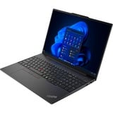 Lenovo ThinkPad E16 G2 (21MA000HGE), Notebook schwarz, Windows 11 Pro 64-Bit, 40.6 cm (16 Zoll) & 60 Hz Display, 256 GB SSD