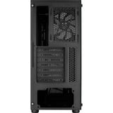 Aerocool Falcon A-BK-v2 , Tower-Gehäuse schwarz, Tempered Glass