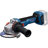 Bosch Akku-Winkelschleifer GWS 18V-11 Professional solo, 18Volt blau, ohne Akku und Ladegerät, in L-BOXX