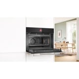 Bosch CMG7241B1 Serie 8, Backofen schwarz, mit Mikrowellenfunktion, 60 cm, Home Connect