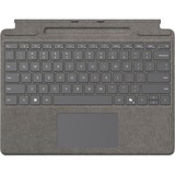 Microsoft Surface Pro Keyboard mit Stiftaufbewahrung for Business, Tastatur platin, DE-Layout, für Surface Pro 10/9/8/X for Business