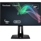 ViewSonic VP2768a-4K, LED-Monitor 68.5 cm (27 Zoll), schwarz (matt), UltraHD/4K, AH-IPS, USB-C, Pantone validiert