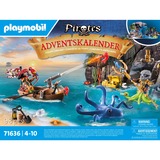 PLAYMOBIL 71636 Adventskalender: Piraten, Konstruktionsspielzeug 