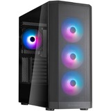 SilverStone FARA 514X, Tower-Gehäuse schwarz, Tempered Glass