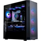 SilverStone FARA 514X, Tower-Gehäuse schwarz, Tempered Glass