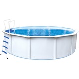 Steinbach Stahlwandpool Set Nuovo de Luxe II, Ø 550cm, H 120cm, Schwimmbad Höhe 120cm