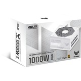 ASUS TUF Gaming 1000W Gold White Edition, PC-Netzteil schwarz, 1x 12VHPWR, 5x PCIe, Kabel-Management, 1000 Watt