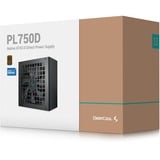 DeepCool PL750D, PC-Netzteil schwarz, 3x PCIe, 750 Watt