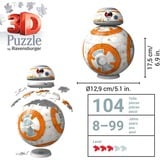 Ravensburger 3D Puzzleball Star Wars BB-8 99 Teile