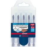 Bosch Expert HEX-9 HardCeramic Dachziegel-Bohrer, Ø 5mm 5 Stück, Länge 90mm