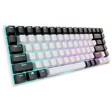 Sharkoon SKILLER SGK50 S3, Gaming-Tastatur weiß, US-Layout, Gateron Yellow