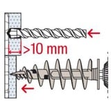 fischer Dämmstoffdübel FID II Plus 80mm weiß, 25 Stück