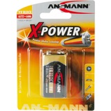 Ansmann X-Power Alkaline Batterie Block E / 6LR61 1 Stück, 9 Volt (E-Block)