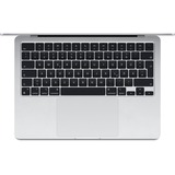 Apple MacBook Air 34,5 cm (13,6") 2024 CTO, Notebook silber, M3, 10-Core GPU, macOS, Englisch UK, 34.5 cm (13.6 Zoll), 512 GB SSD