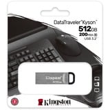 Kingston DataTraveler Kyson 512GB, USB-Stick silber, USB-A 3.2 Gen 1