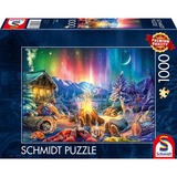 Schmidt Spiele Lagerfeuerromantik unterm Sternenhimmel, Puzzle 1000 Teile