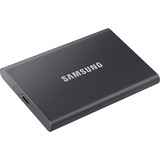 SAMSUNG Portable SSD T7 4 TB, Externe SSD grau, USB-C 3.2 Gen 2 (10 Gbit/s), extern