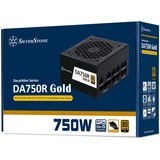 SilverStone SST-DA750R-GM 750W, PC-Netzteil schwarz, 1x 12VHPWR, 4x PCIe, Kabel-Management, 750 Watt