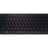 CHERRY KW 9200 MINI, Tastatur schwarz, EU-Layout (QWERTY), Cherry SX-Scherentechnologie